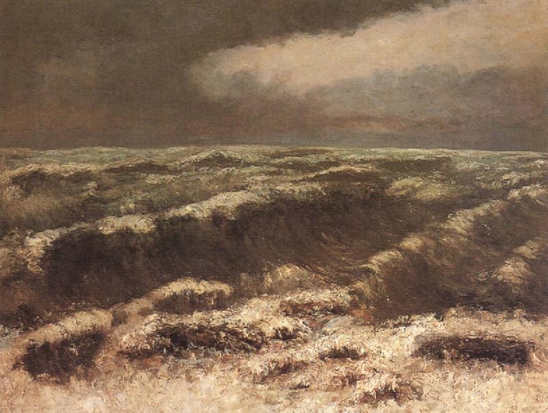 Gustave Courbet Wave Sweden oil painting art